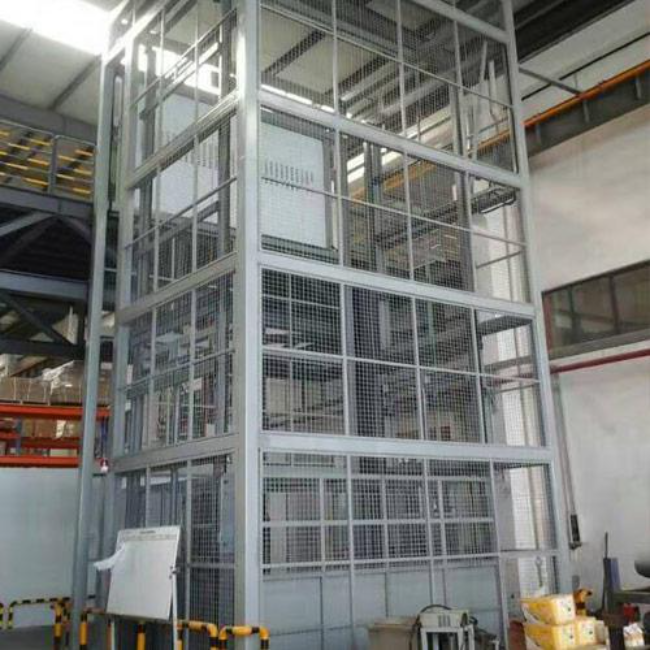 南吕镇导轨式升降平台货梯